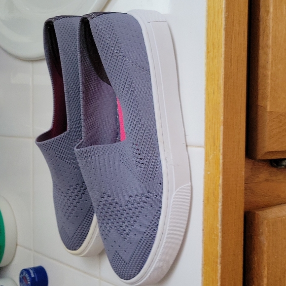 NEW Lilac Gray Laforst Slip On Woven Jazz Shoe w/ Slip Resistant Sole - Picture 9 of 12